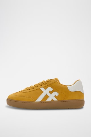 Nubuck Sneakers The Dash - Geel