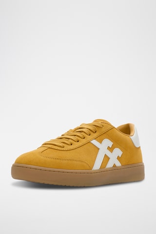 Nubuck Sneakers The Dash - Geel