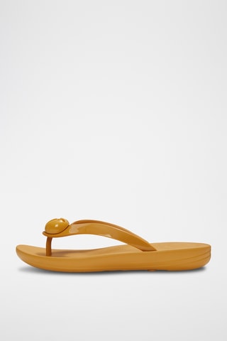 Leren Sandalen Iqushion D-luxe - Geel