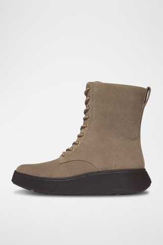 Nubuck Enkellaarzen F-Mode - Beige