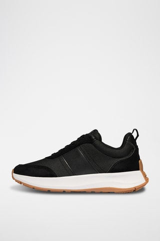 Nubuck Sneakers F-Mode - Zwart