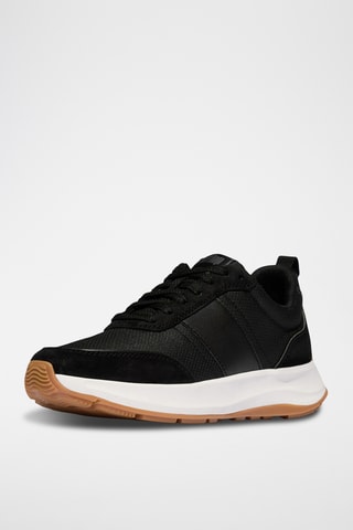 Nubuck Sneakers F-Mode - Zwart
