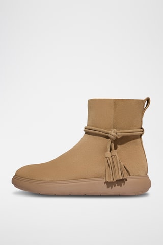 Nubuck Enkellaarzen IQ-Comff - Camel