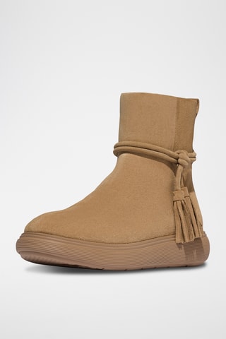 Nubuck Enkellaarzen IQ-Comff - Camel