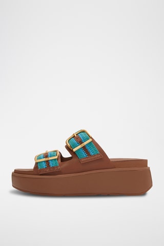 Leren Platform Muiltjes Gen-FF Max - Bruin