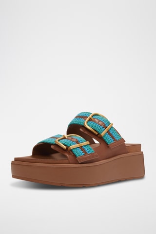 Leren Platform Muiltjes Gen-FF Max - Bruin
