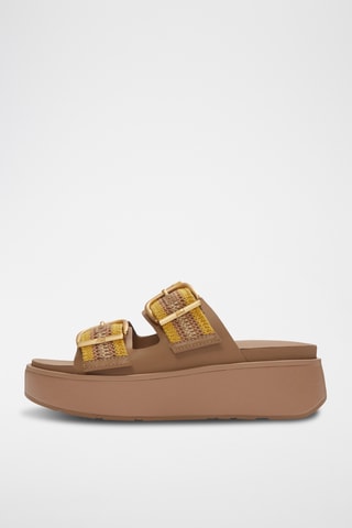 Leren Platform Muiltjes Gen-FF Max - Bruin