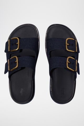 Leren Platform Muiltjes Gen-FF Max - Marineblauw