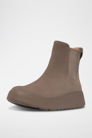 Leren Chelsea Boots F-Mode - Bruin