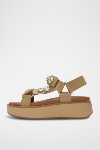 Leren Sandalen Gen-FF Max - Beige