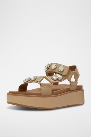 Leren Sandalen Gen-FF Max - Beige