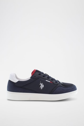 Baskets Byron - Blanc et bleu