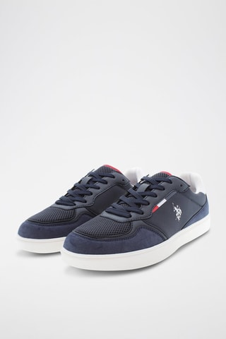 Baskets Byron - Blanc et bleu