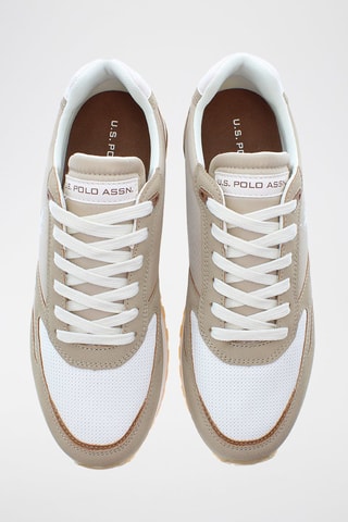 Baskets Alexis - Blanc et beige