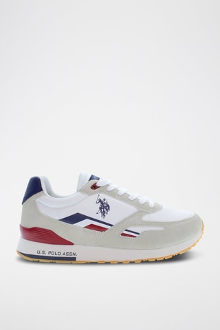 Baskets Alexis - Blanc et bleu