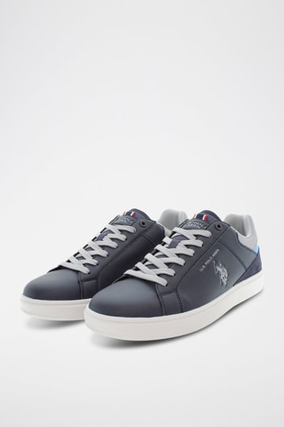 Baskets en cuir Rokko - Bleu