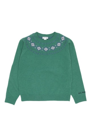 Pull en laine - Vert