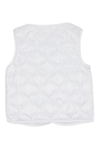 Doudoune sans manches - Blanc