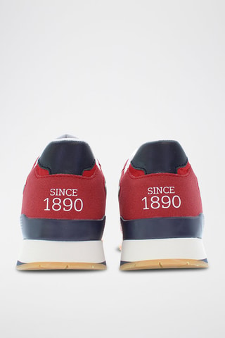 Baskets Tabry - Rouge et bleu