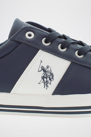 Baskets Bob - Blanc et bleu