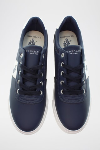 Baskets Bob - Blanc et bleu