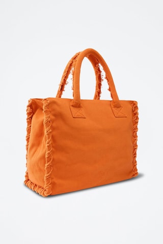 Sac à main en cuir de mouton - Orange