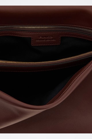 Sac bandoulière en cuir - Bordeaux