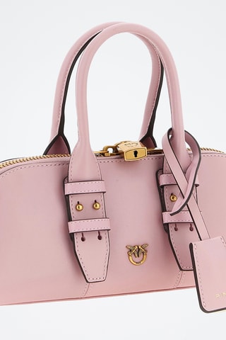 Sac à main en cuir Escape Baguette Small - Rose
