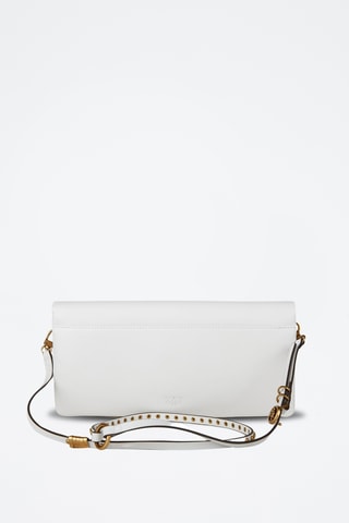 Sac porté épaule en cuir - Blanc