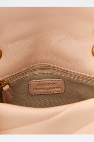 Bandolera de piel Love Puff - Rosa