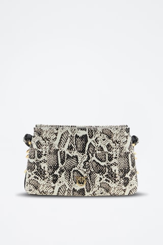 Bandolera de piel Mini One Two Three - Multicolor