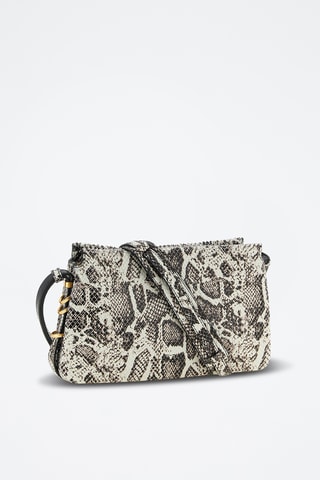 Bandolera de piel Mini One Two Three - Multicolor