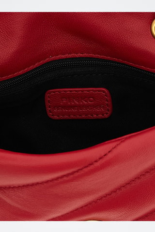 Bandolera de piel Baby Love Puff - Rojo