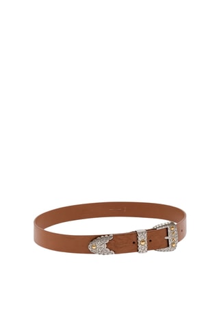 Ceinture en cuir - Marron