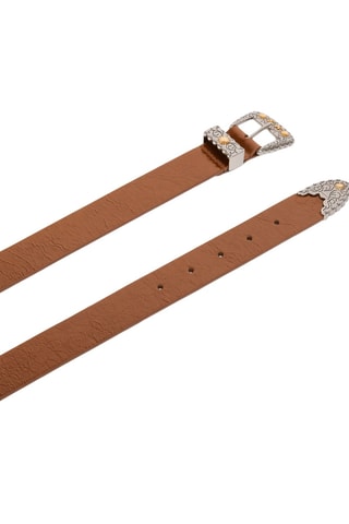 Ceinture en cuir - Marron
