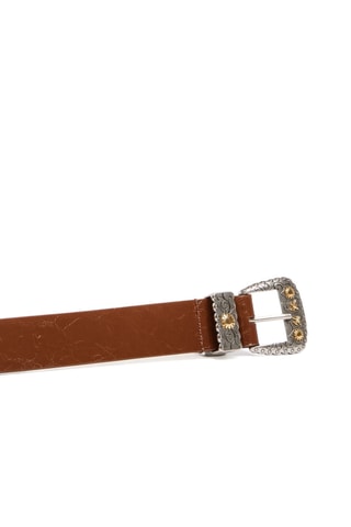 Ceinture en cuir - Marron