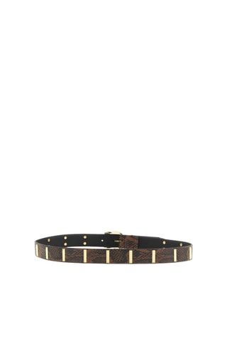 Ceinture en cuir - Gris