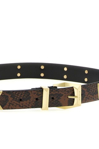 Ceinture en cuir - Gris