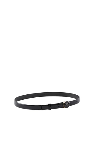 Ceinture en cuir de veau - Noir