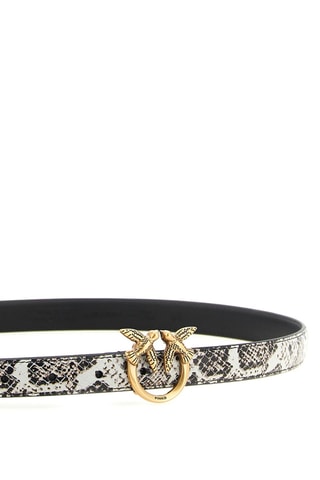Ceinture en cuir - Gris