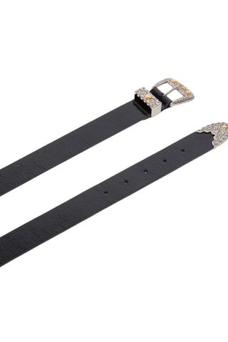 Ceinture en cuir - Noir