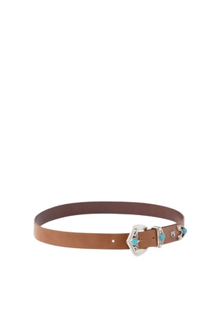 Ceinture en cuir - Marron