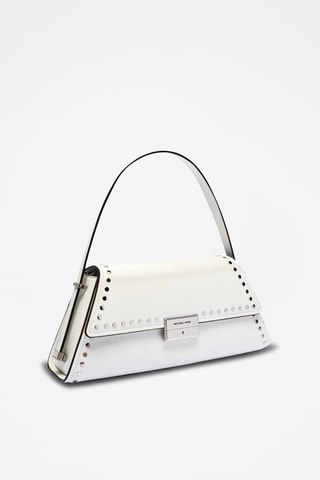 Leren Trendy Handtas Ludlow - Wit