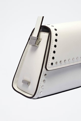 Leren Trendy Handtas Ludlow - Wit