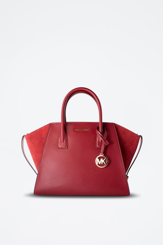 Leren Handtas Avril - Rood