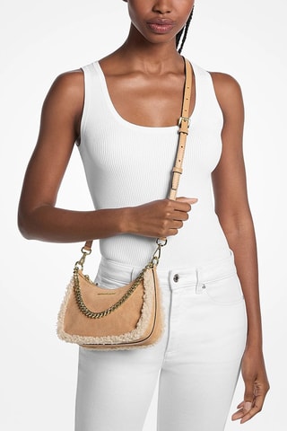 Leren Handtas Jet Set - Beige