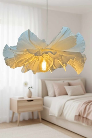 Lampadario - Bianco e blu - 40 W