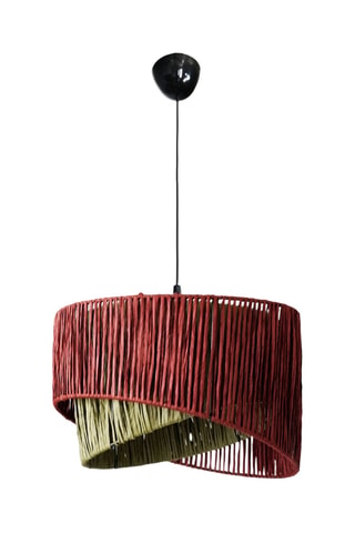 Lampadario Cake - 60 W - Verde e rosso