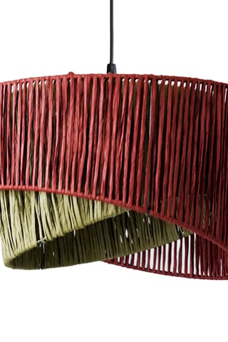 Lampadario Cake - 60 W - Verde e rosso