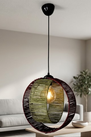 Lampadario Ring - 60 W - Verde